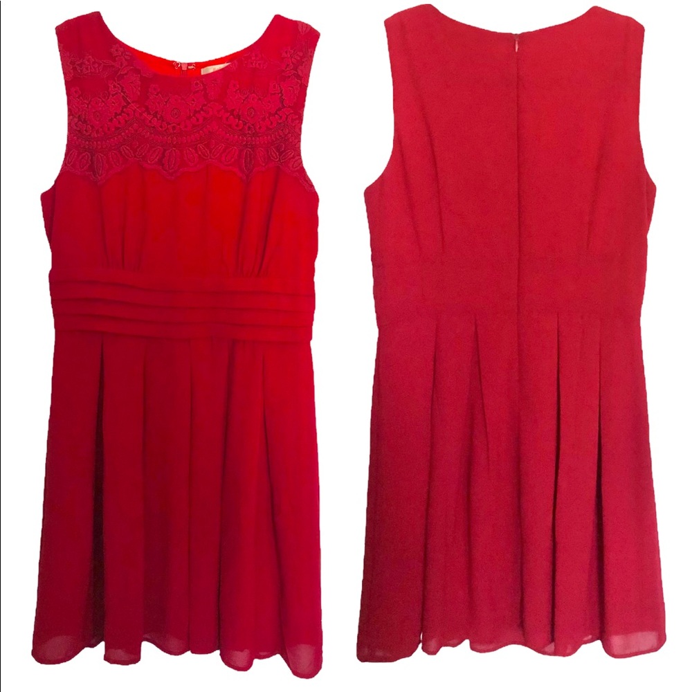Esley Bridesmaid Dress Red